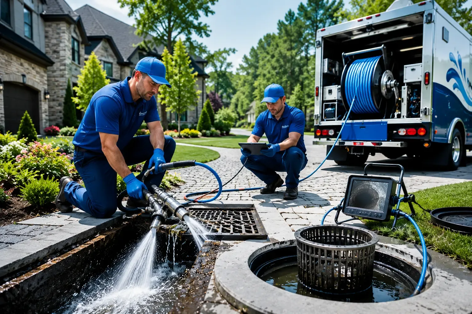 Local outdoor drain cleaning professionals in Farmersville, CA