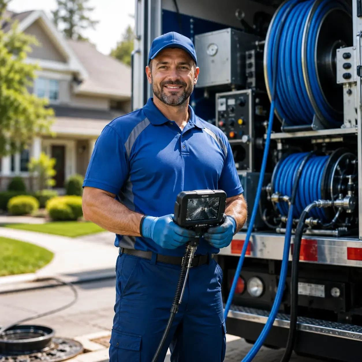 Local outdoor drain cleaning specialists in Farmersville, CA